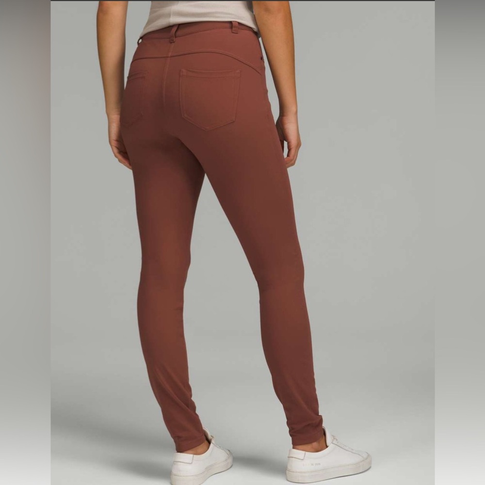Lululemon City Sleek Slim Fit High Rise Pant ANCP Ancient Copper Women's Size 4